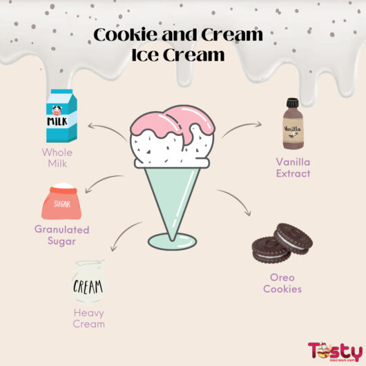 cookie and cream ice cream
